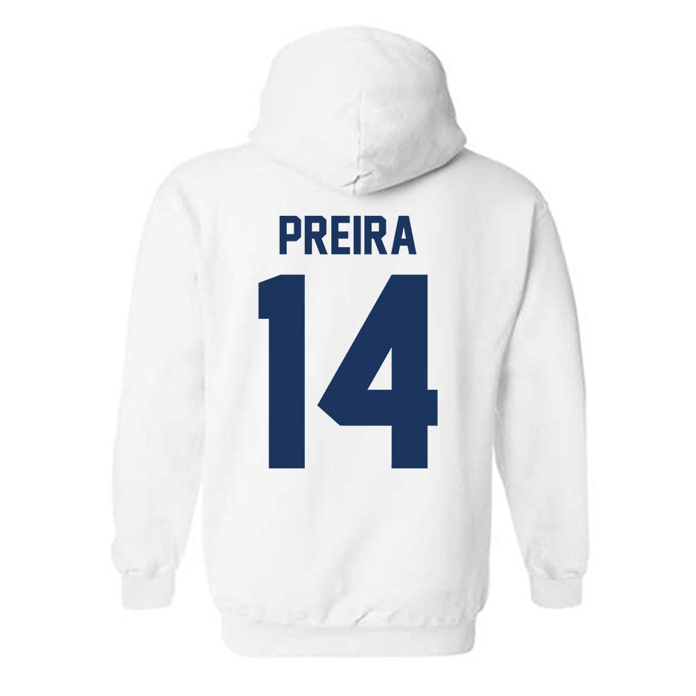 Monmouth - NCAA Women's Basketball : Kellyn Preira - Vintage Shersey Hooded Sweatshirt-1