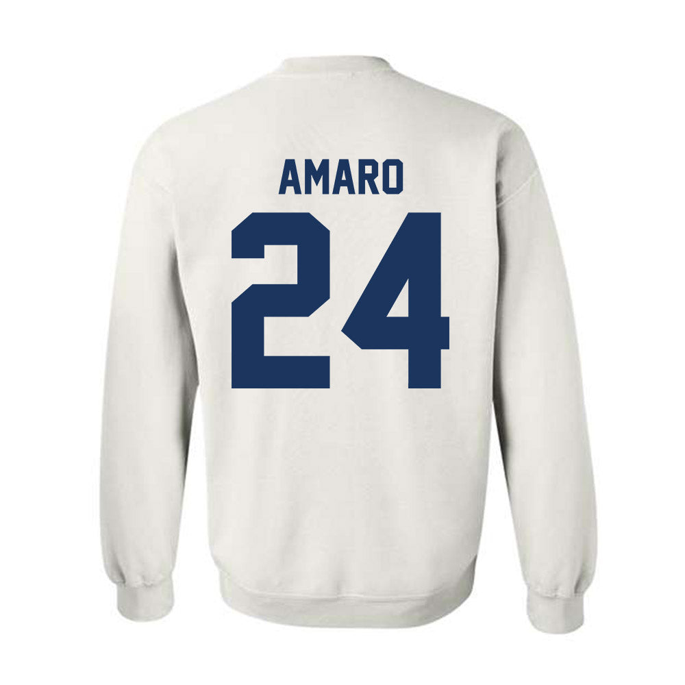 Monmouth - NCAA Women's Basketball : Maria Madalena Amaro - Vintage Shersey Crewneck Sweatshirt-1