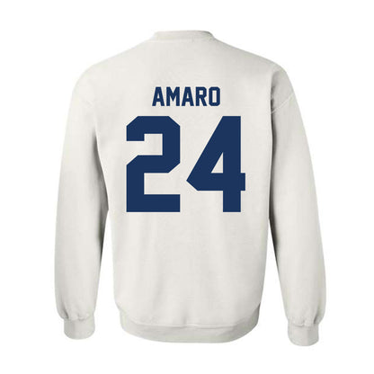 Monmouth - NCAA Women's Basketball : Maria Madalena Amaro - Vintage Shersey Crewneck Sweatshirt-1