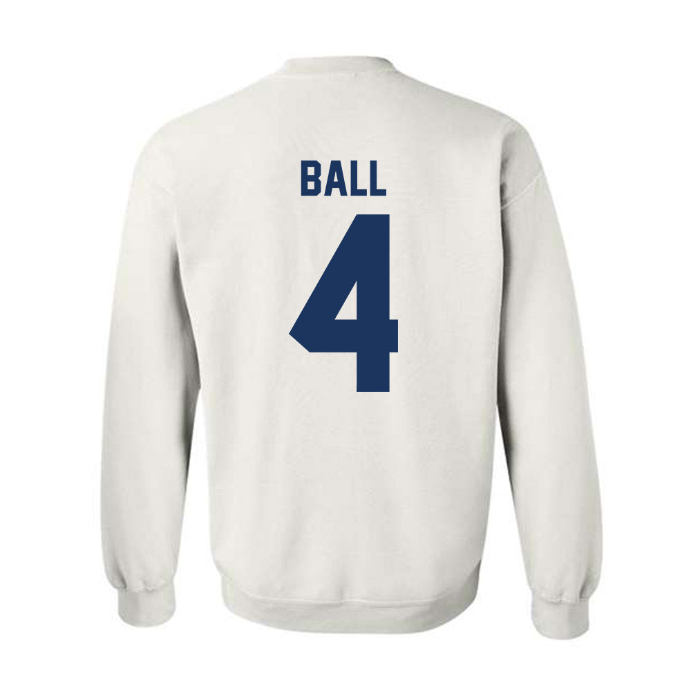 Monmouth - NCAA Men's Basketball : Andrew Ball - Vintage Shersey Crewneck Sweatshirt-1