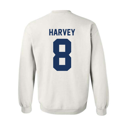 Monmouth - NCAA Men's Basketball : OMarion Harvey - Vintage Shersey Crewneck Sweatshirt-1