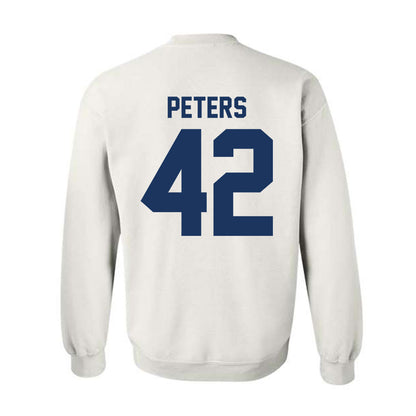 Monmouth - NCAA Men's Basketball : Quinn Peters - Vintage Shersey Crewneck Sweatshirt-1