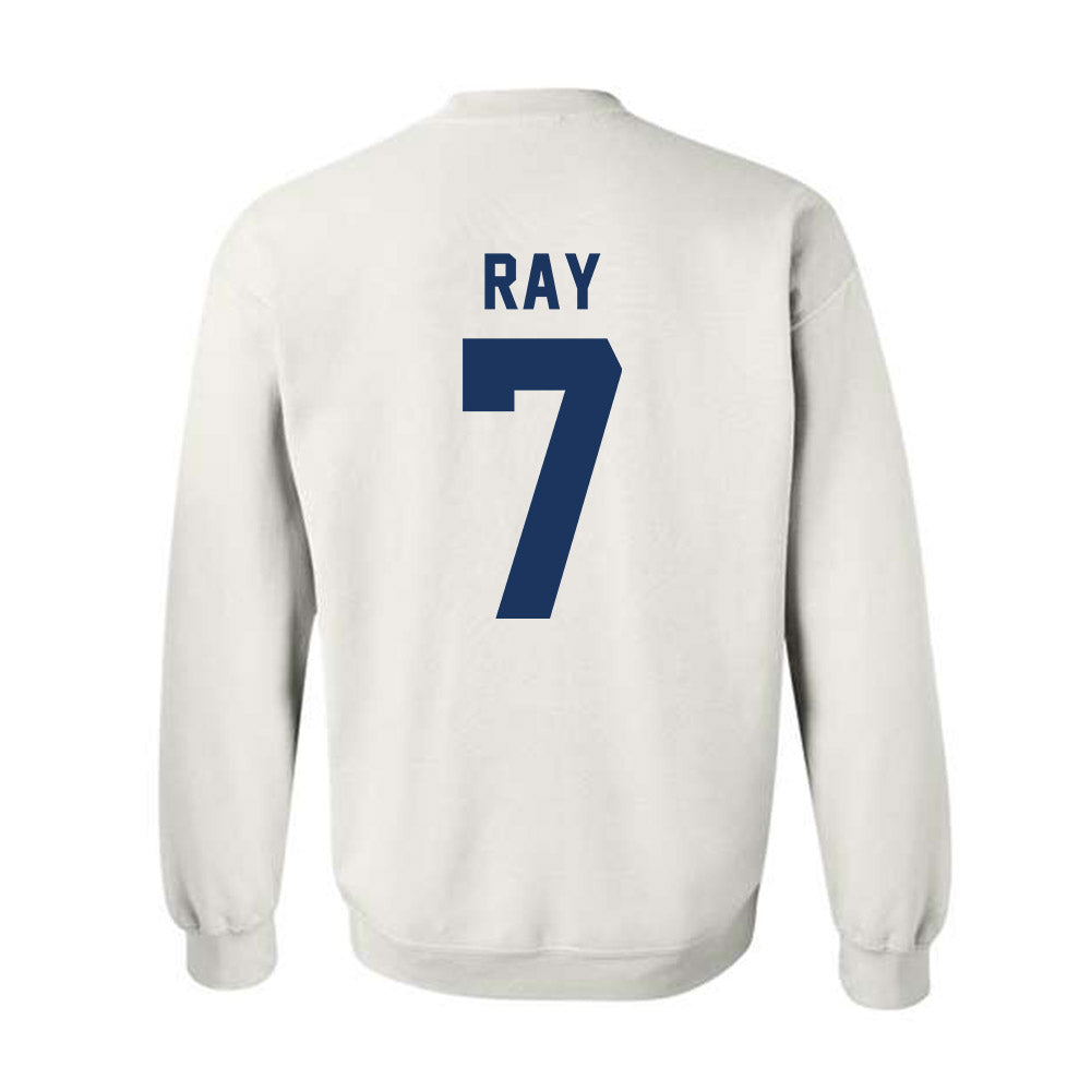 Monmouth - NCAA Men's Basketball : Justin Ray - Vintage Shersey Crewneck Sweatshirt-1