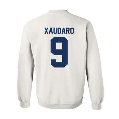Monmouth - NCAA Women's Basketball : Claudia Xaudaro - Vintage Shersey Crewneck Sweatshirt-1