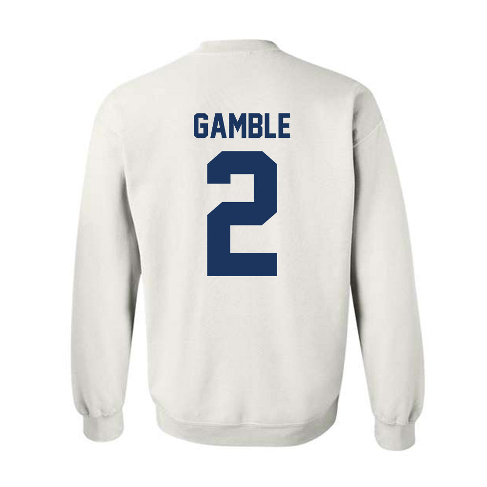 Monmouth - NCAA Women's Basketball : Gissel Gamble - Vintage Shersey Crewneck Sweatshirt-1