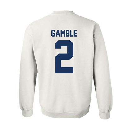 Monmouth - NCAA Women's Basketball : Gissel Gamble - Vintage Shersey Crewneck Sweatshirt-1
