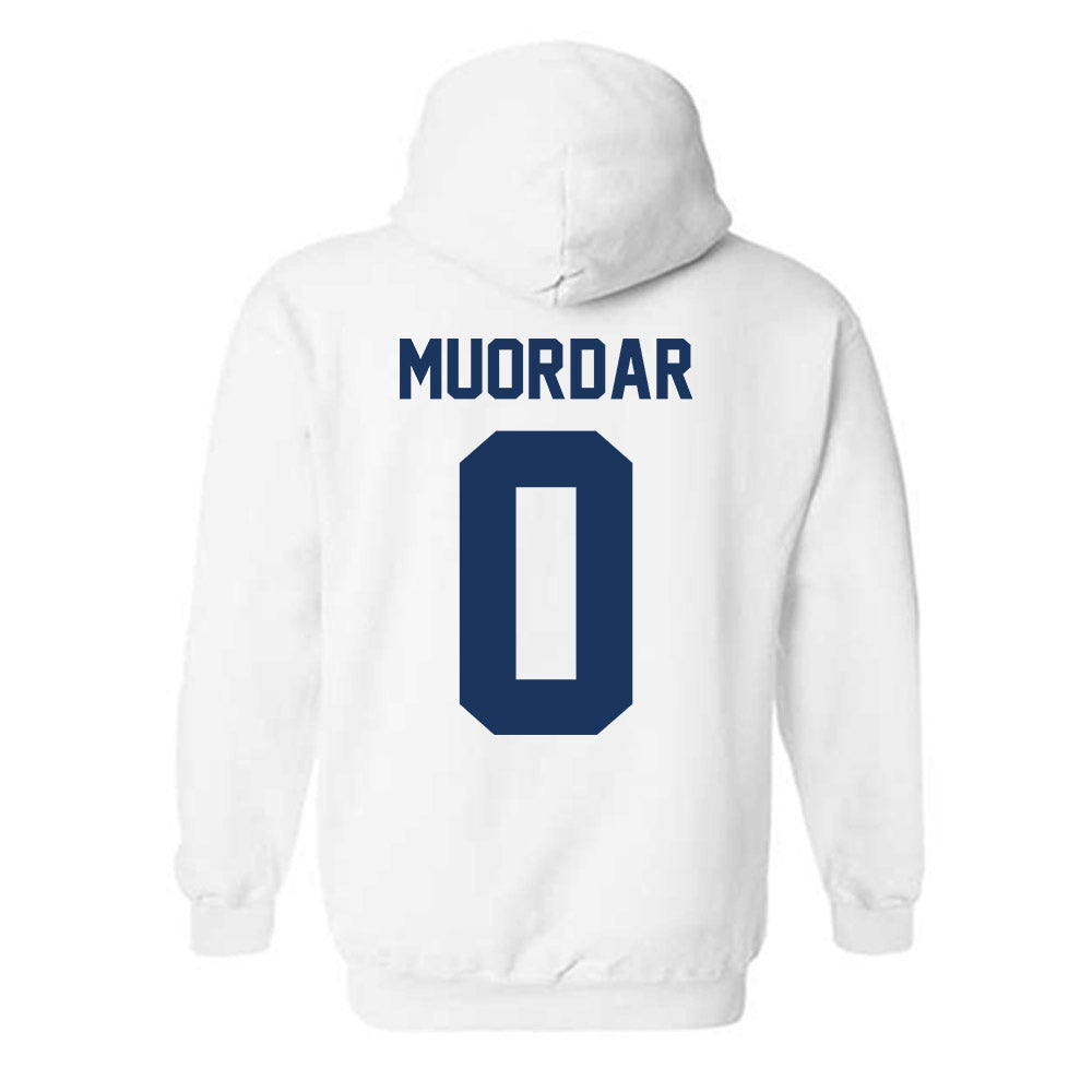 Monmouth - NCAA Men's Basketball : Dok Muordar - Vintage Shersey Hooded Sweatshirt-1