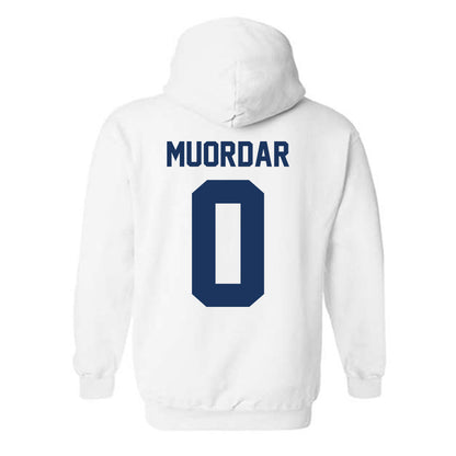 Monmouth - NCAA Men's Basketball : Dok Muordar - Vintage Shersey Hooded Sweatshirt-1