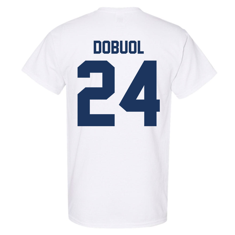 Monmouth - NCAA Men's Basketball : Jinup Dobuol - Vintage Shersey T-Shirt-1