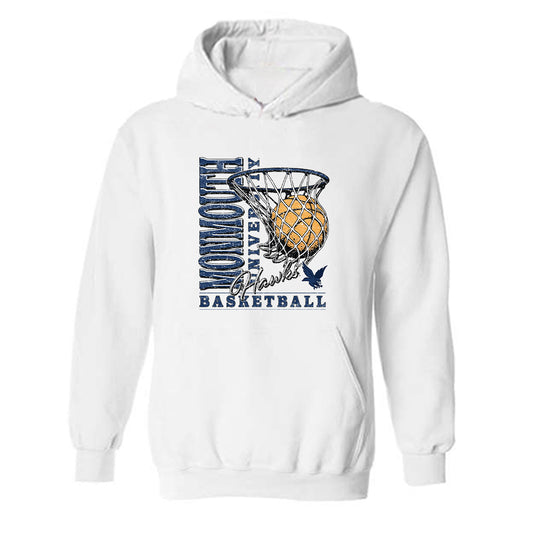 Monmouth - NCAA Women's Basketball : Lexi Carnegie - Vintage Shersey Hooded Sweatshirt-0