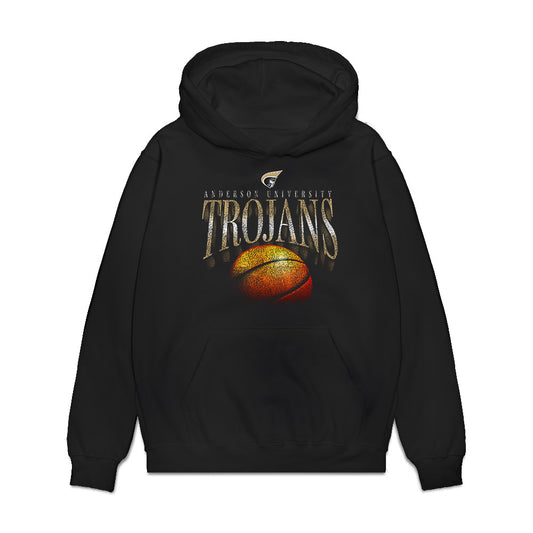 Anderson - NCAA Men's Basketball : Andrew Sineway - Vintage Premium Hooded Sweatshirt-0
