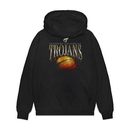 Anderson - NCAA Men's Basketball : Sam Perez - Vintage Premium Hooded Sweatshirt-0