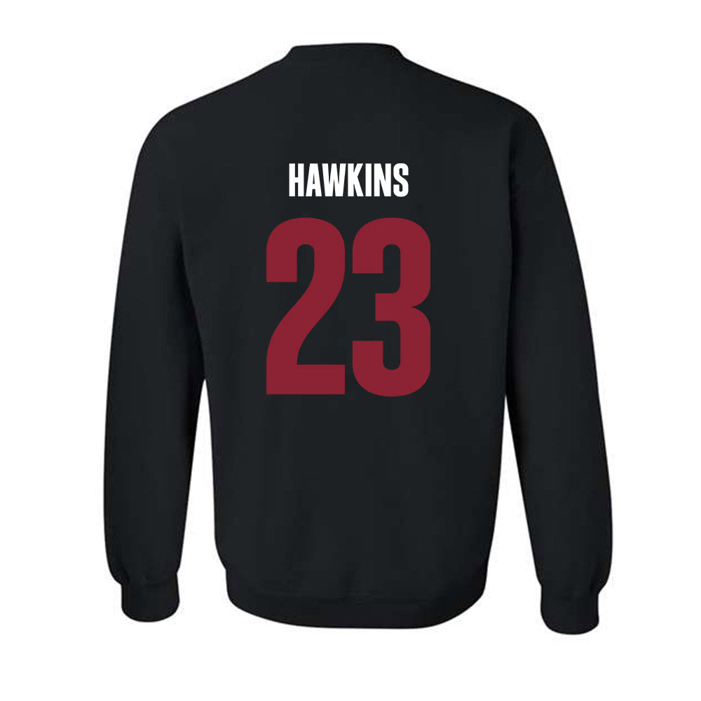 SCU - NCAA Women's Basketball : Ashley Hawkins - Vintage Shersey Crewneck Sweatshirt-1