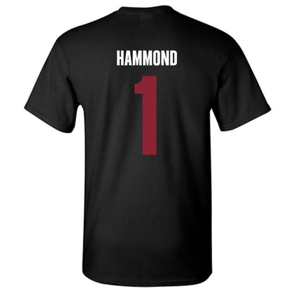 SCU - NCAA Men's Basketball : Christian Hammond - Vintage Shersey T-Shirt-1