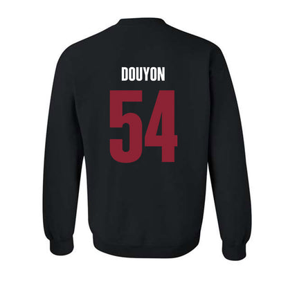 SCU - NCAA Men's Basketball : Malachi Douyon - Vintage Shersey Crewneck Sweatshirt-1