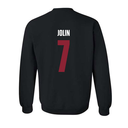 SCU - NCAA Men's Basketball : Eli Jolin - Vintage Shersey Crewneck Sweatshirt-1