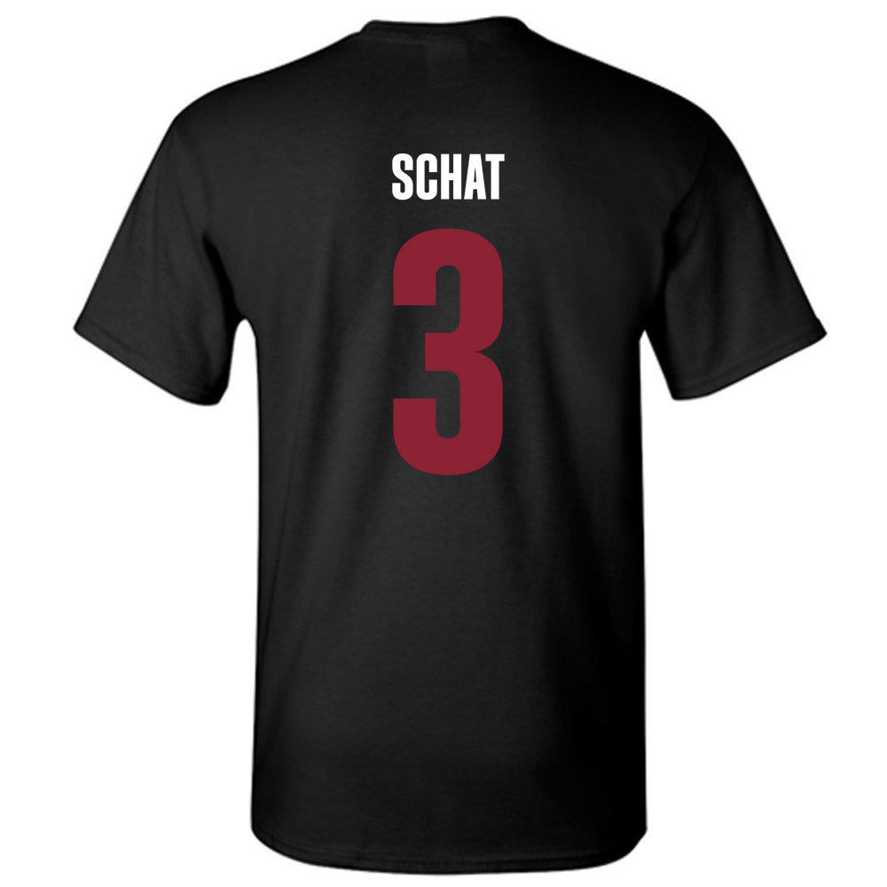 SCU - NCAA Women's Basketball : Kate Schat - Vintage Shersey T-Shirt-1