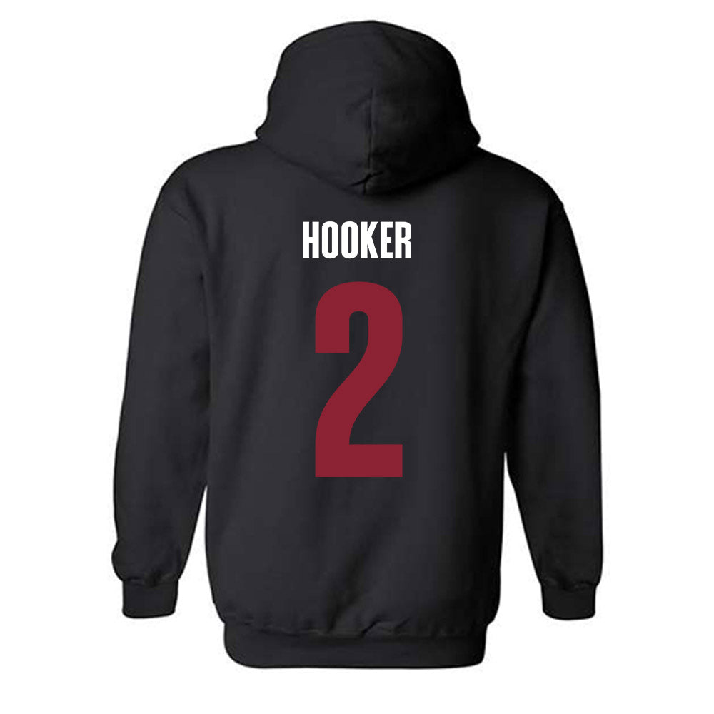 SCU - NCAA Women's Basketball : Aniya Hooker - Vintage Shersey Hooded Sweatshirt-1