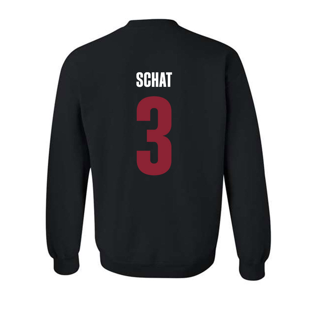 SCU - NCAA Women's Basketball : Kate Schat - Vintage Shersey Crewneck Sweatshirt-1