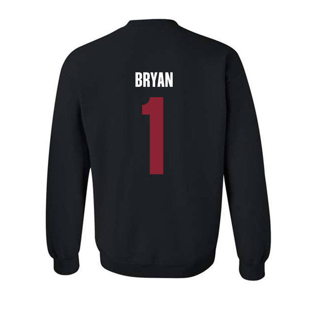 SCU - NCAA Men's Basketball : tyeree bryan - Vintage Shersey Crewneck Sweatshirt-1
