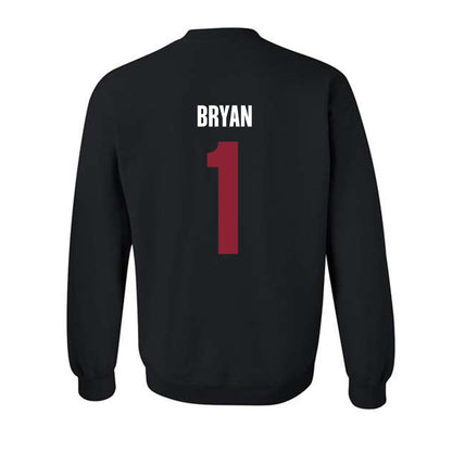 SCU - NCAA Men's Basketball : tyeree bryan - Vintage Shersey Crewneck Sweatshirt-1