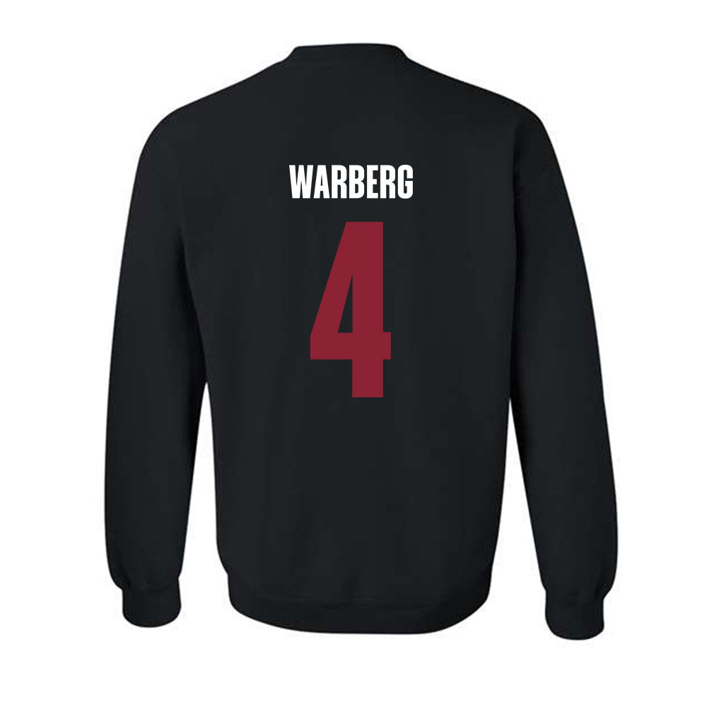SCU - NCAA Women's Basketball : Maddy Warberg - Vintage Shersey Crewneck Sweatshirt-1