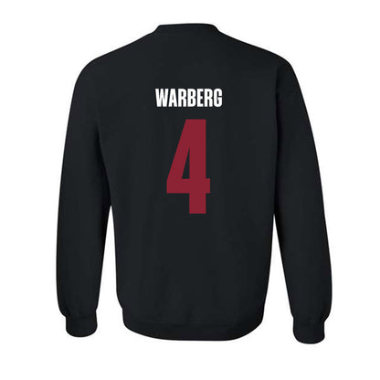 SCU - NCAA Women's Basketball : Maddy Warberg - Vintage Shersey Crewneck Sweatshirt-1