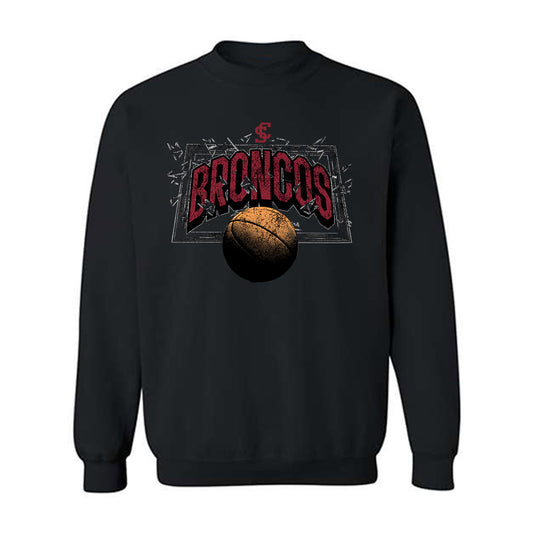 SCU - NCAA Men's Basketball : Noah Badibanga - Vintage Shersey Crewneck Sweatshirt-0