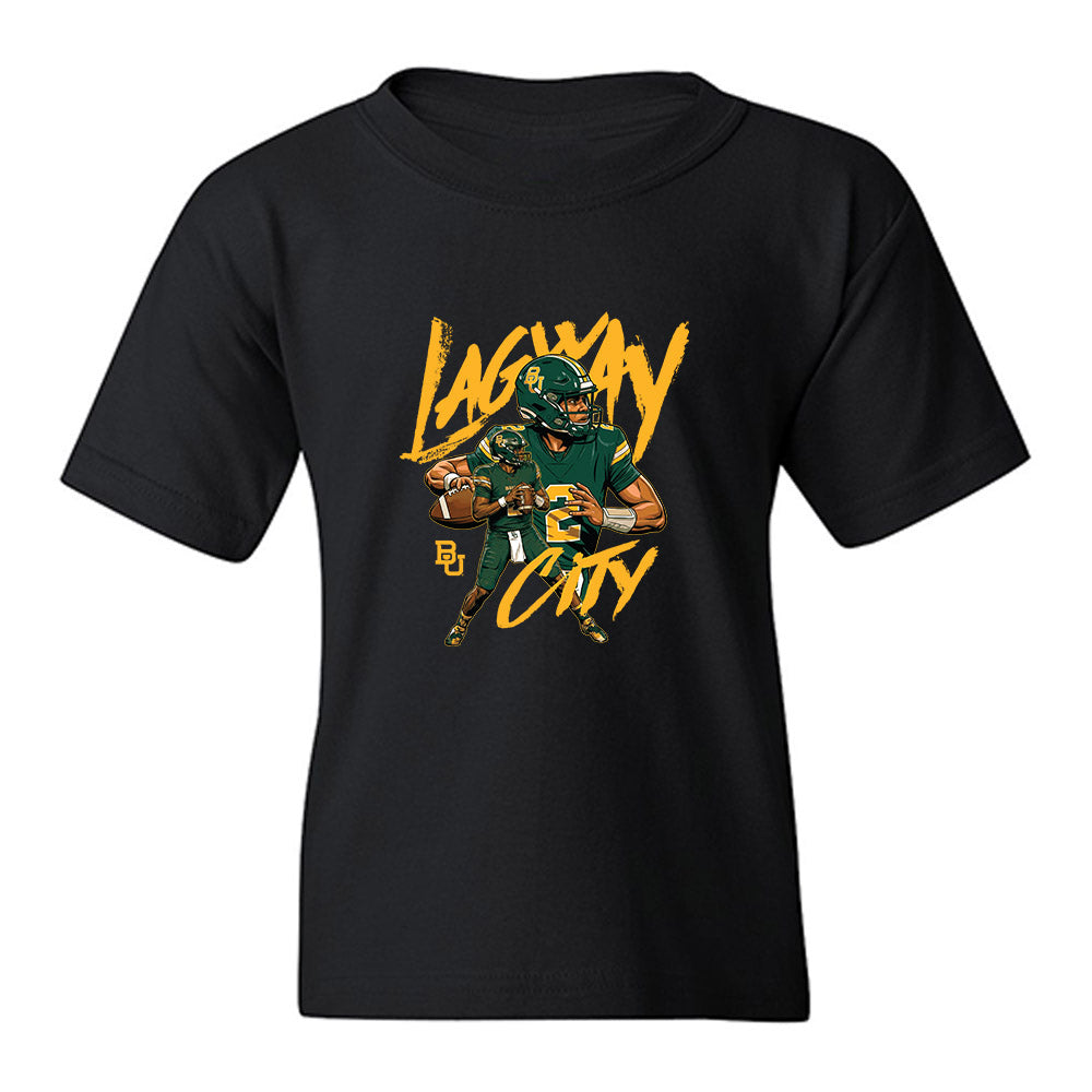 Baylor - NCAA Football : DJ Lagway - Caricature Youth T-Shirt-0