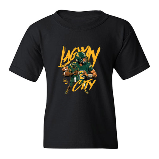 Baylor - NCAA Football : DJ Lagway - Caricature Youth T-Shirt-0