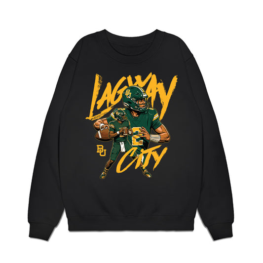 Baylor - NCAA Football : DJ Lagway - Caricature Premium Crewneck Sweatshirt-0