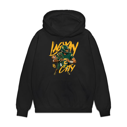 Baylor - NCAA Football : DJ Lagway - Caricature Premium Hooded Sweatshirt-0