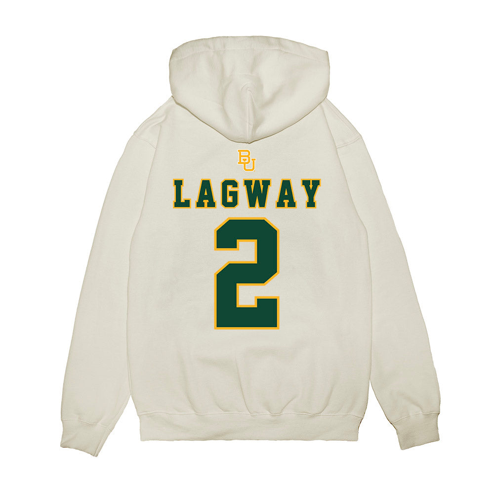 Baylor - NCAA Football : DJ Lagway - Caricature Premium Hooded Sweatshirt-1