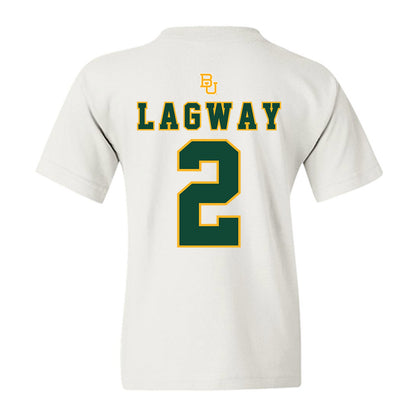 Baylor - NCAA Football : DJ Lagway - Caricature Youth T-Shirt-1