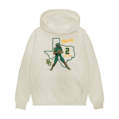 Baylor - NCAA Football : DJ Lagway - Caricature Premium Hooded Sweatshirt-0