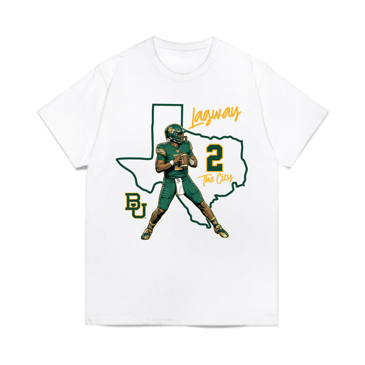 Baylor - NCAA Football : DJ Lagway - Caricature Comfort Colors T-Shirt-0
