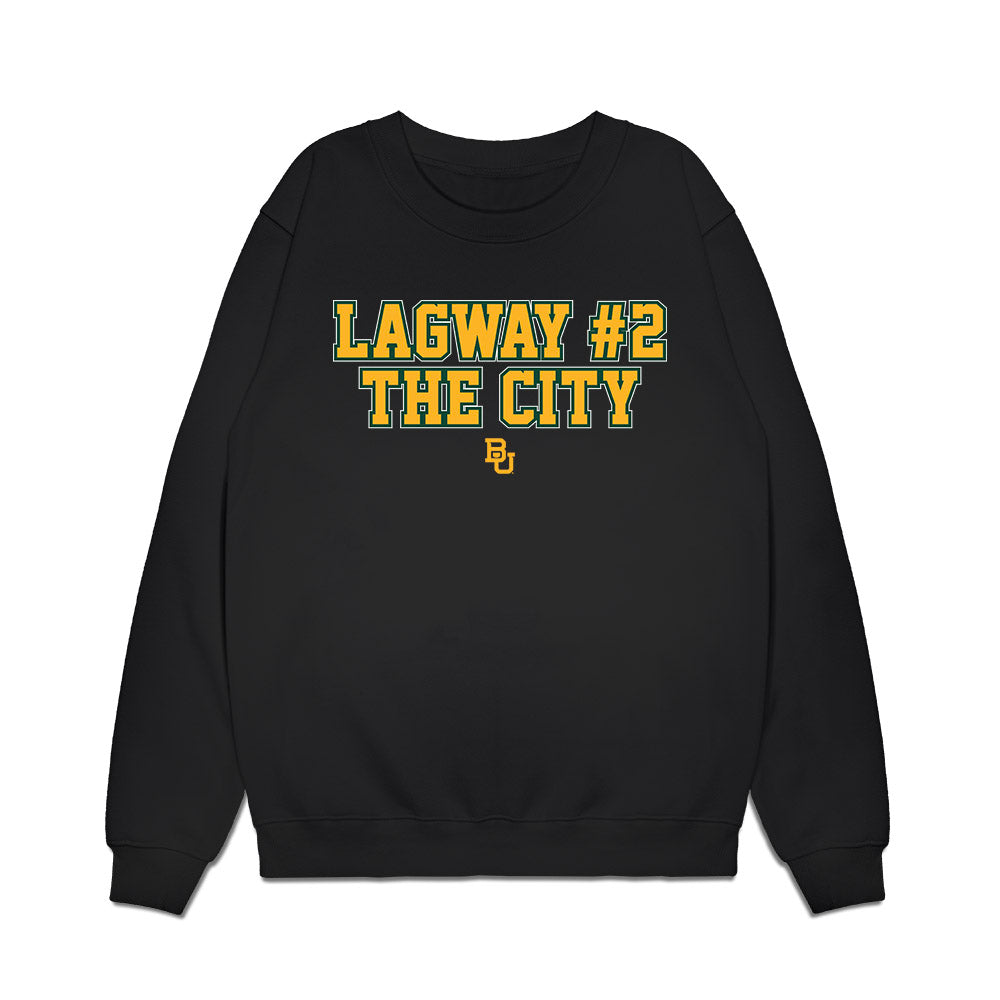 Baylor - NCAA Football : DJ Lagway - Lagway The City Premium Crewneck Sweatshirt-0