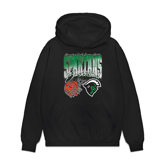 USC Upstate - NCAA Men's Basketball : Joe Baldwin - Vintage Premium Hooded Sweatshirt-0