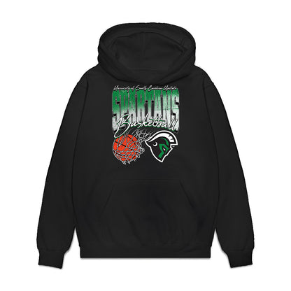 USC Upstate - NCAA Men's Basketball : Chico Johnson - Vintage Premium Hooded Sweatshirt-0