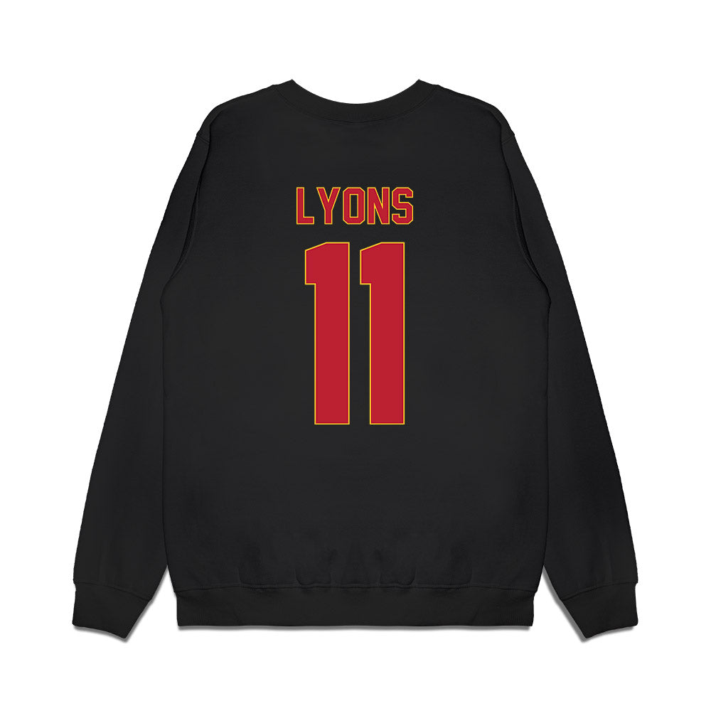 Ferris State - NCAA Women's Basketball : Grace Lyons - Vintage Basketball Premium Crewneck Sweatshirt-1