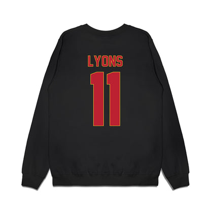 Ferris State - NCAA Women's Basketball : Grace Lyons - Vintage Basketball Premium Crewneck Sweatshirt-1