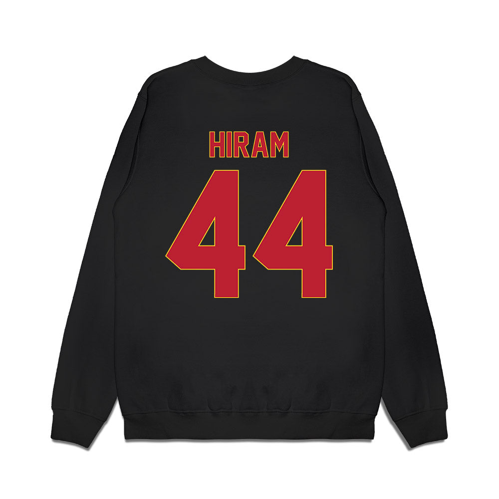 Ferris State - NCAA Women's Basketball : Mya Hiram - Vintage Basketball Premium Crewneck Sweatshirt-1