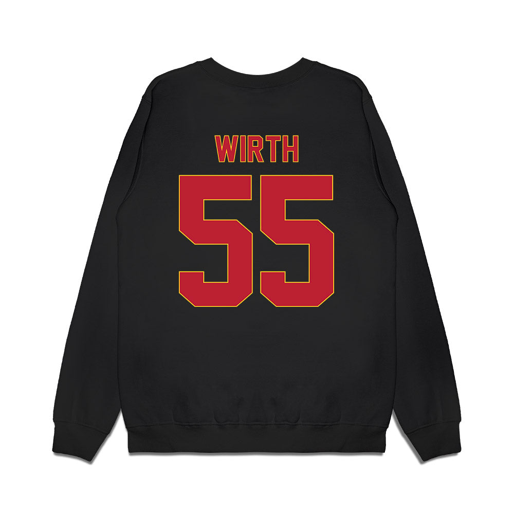 Ferris State - NCAA Women's Basketball : Alyssa Wirth - Vintage Basketball Premium Crewneck Sweatshirt-1