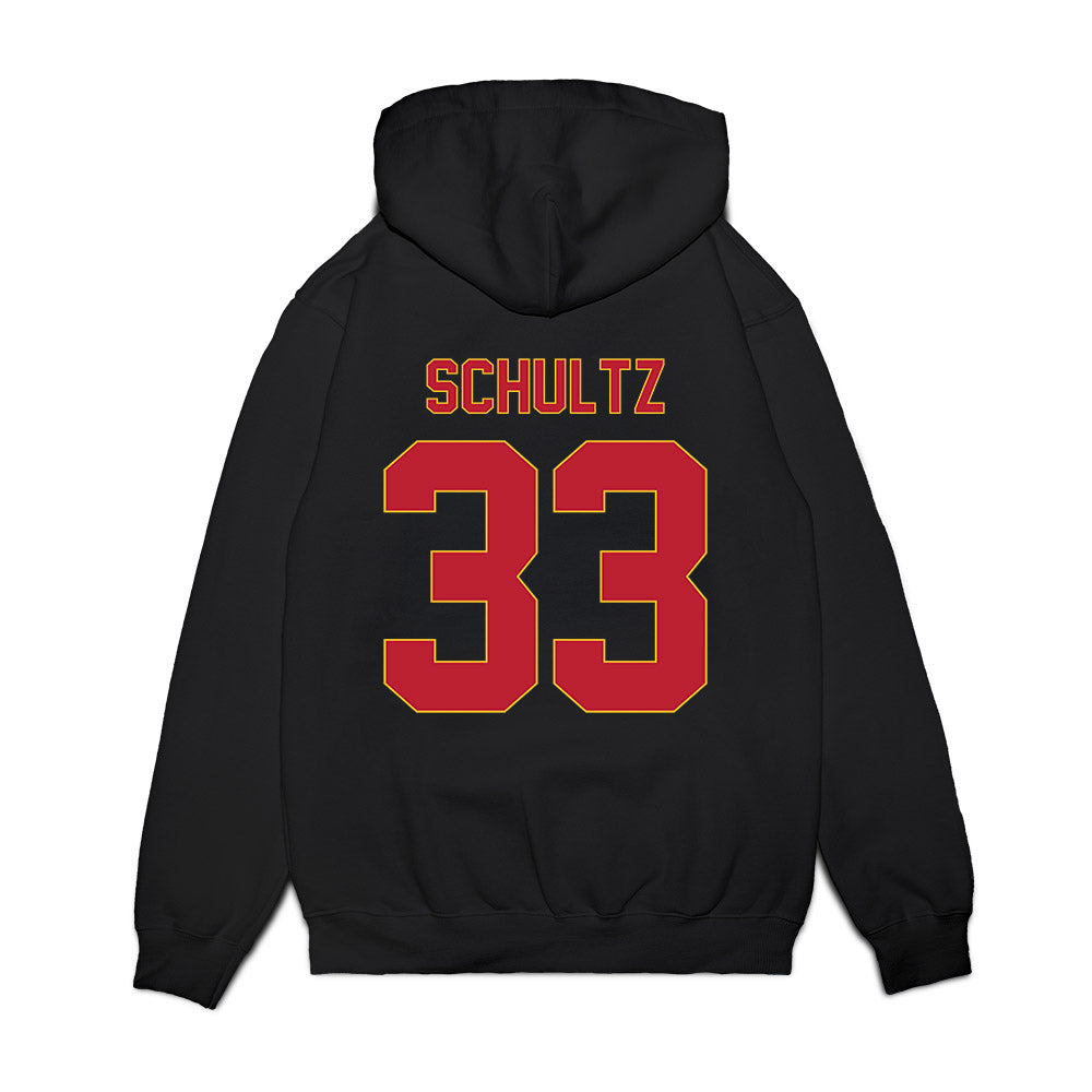 Ferris State - NCAA Women's Basketball : Ally Schultz - Vintage Basketball Premium Hooded Sweatshirt-1