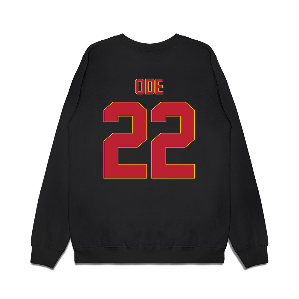 Ferris State - NCAA Women's Basketball : Alesia Ode - Vintage Basketball Premium Crewneck Sweatshirt-1