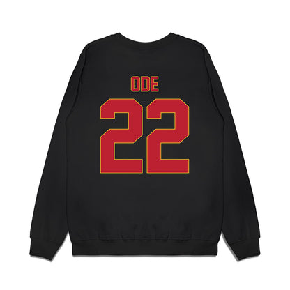 Ferris State - NCAA Women's Basketball : Alesia Ode - Vintage Basketball Premium Crewneck Sweatshirt-1