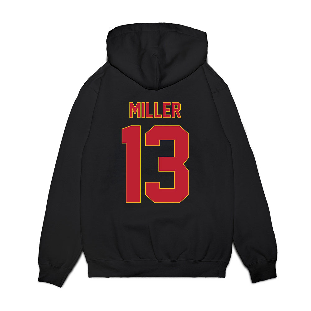 Ferris State - NCAA Women's Basketball : Charlotte Miller - Vintage Basketball Premium Hooded Sweatshirt-1