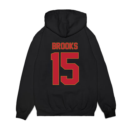 Ferris State - NCAA Men's Basketball : Jorden Brooks - Vintage Basketball Premium Hooded Sweatshirt-1