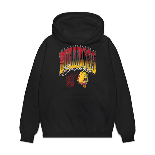 Ferris State - NCAA Women's Basketball : Ally Schultz - Vintage Basketball Premium Hooded Sweatshirt-0