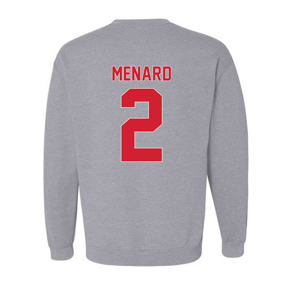 Marist - NCAA Men's Basketball : Justin Menard - Classic Shersey Crewneck Sweatshirt-1